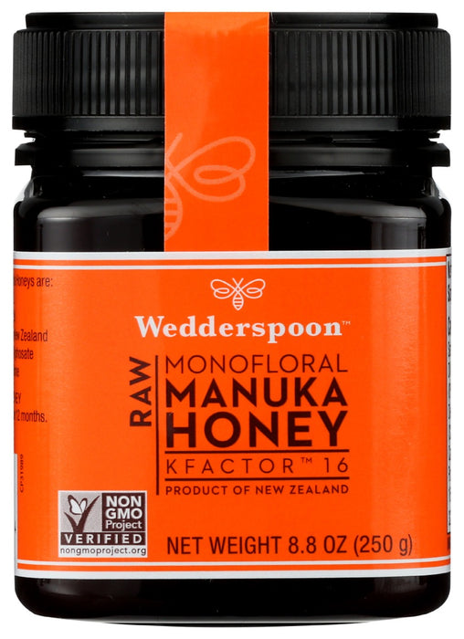 WEDDERSPOON: Honey Raw Manuka K Factor 16, 8.8 oz