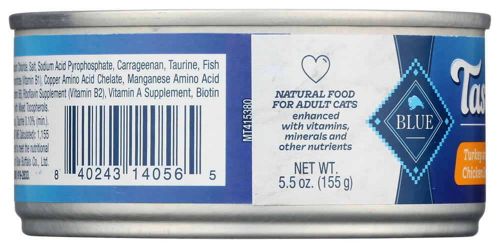 BLUE BUFFALO: Cat Tstful Trky Chic Pate, 5.5 oz