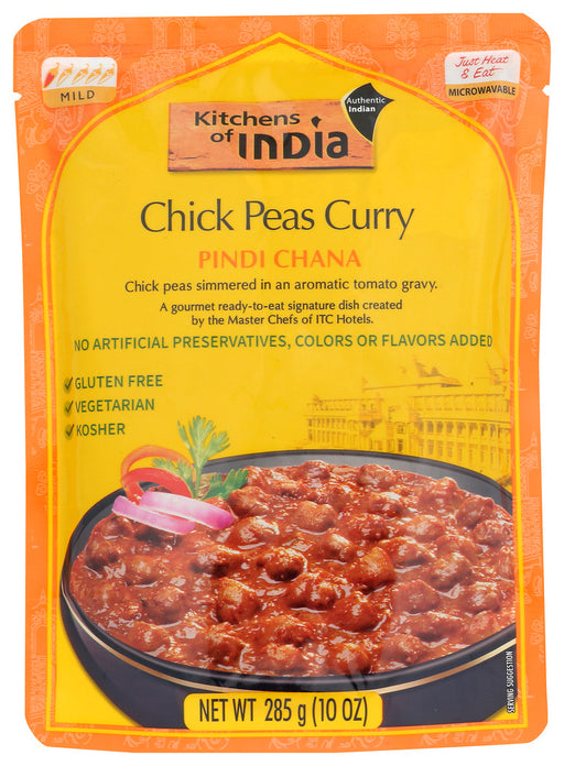 Pindi Chana is an authentic Indian recipe, created by the Master Chefs of ITC Hotels. Chick peas are simmered till tender in an aromatic tomato gravy, creating a hearty, wholesome dish.