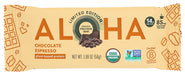 ALOHA: Chocolate Espresso Protein Plus Caffeine Bar, 1.98 oz