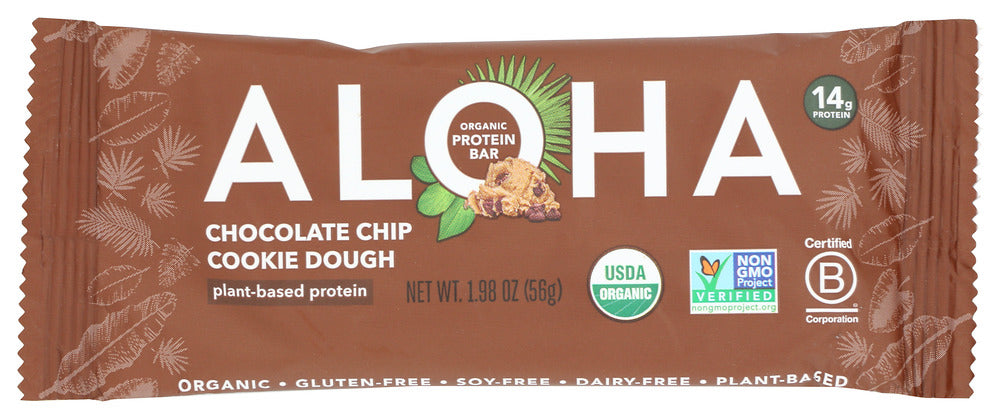 ALOHA: Bar Chocolate Chip Cookie Dough, 1.98 oz