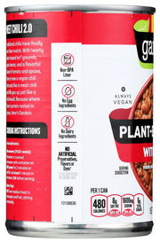 GARDEIN: Chili Plant Based With Beans, 15 oz - No Brand For Less