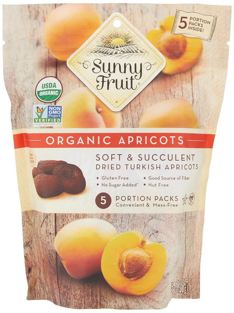 SUNNY FRUIT: Organic Dried Apricot, 8.8 oz