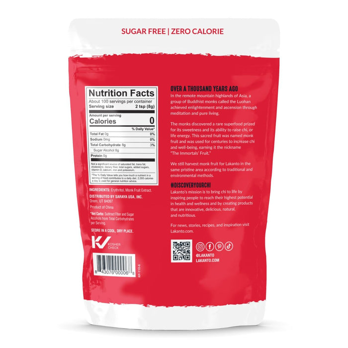 LAKANTO: Sweetener Classic Monkfruit, 28.22 oz