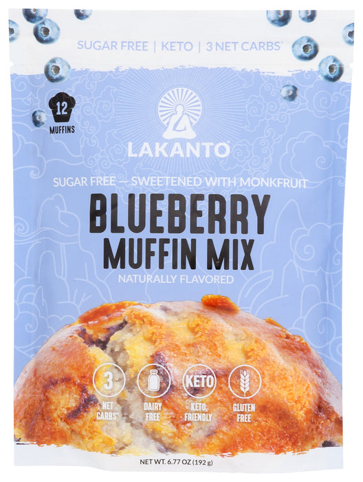 LAKANTO: Blueberry Muffin Mix, 6.77 oz