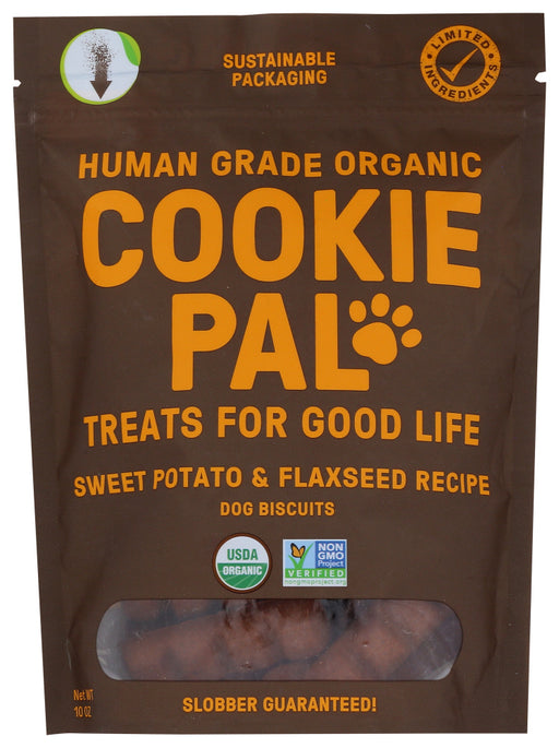 COOKIE PAL: Organic Sweet Potato & Flaxseed Recipe Dog Biscuits, 10 oz - No Brand For Less