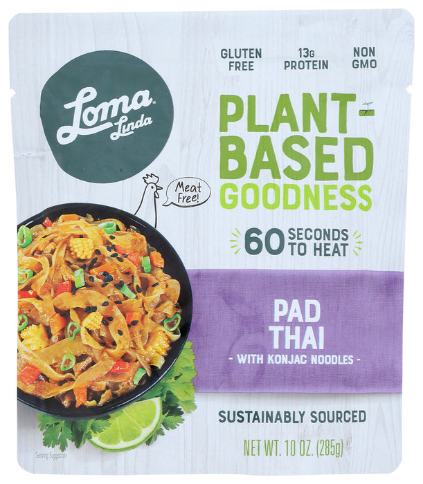 LOMA BLUE: Pad Thai With Konjac Noodles, 10 oz