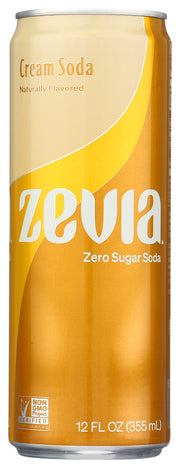 ZEVIA: Cream Soda, 12 fo