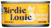 BIRDIE & LOUIE: Tuna and Papaya Wet Cat Food Gourmet Entrees, 3 oz