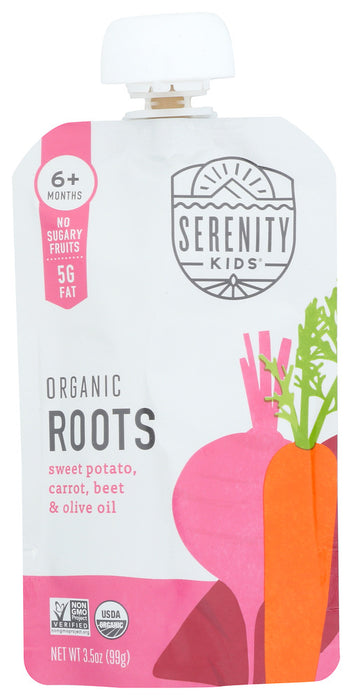 SERENITY KIDS: Organic Roots Baby Food, 3.5 oz