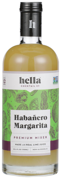 HELLA COCKTAIL: Habanero Margarita Mixer, 25.4 fo
