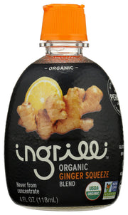 INGRILLI: Organic Ginger Squeeze Blend, 4 fo