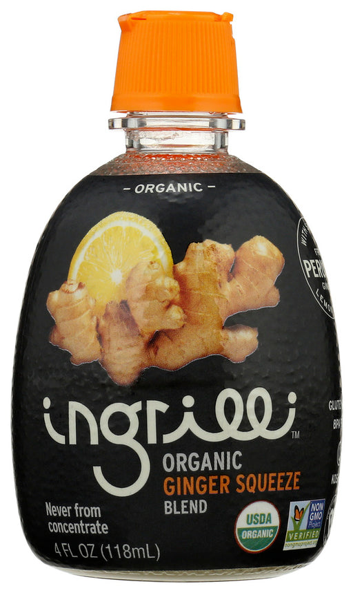 INGRILLI: Organic Ginger Squeeze Blend, 4 fo