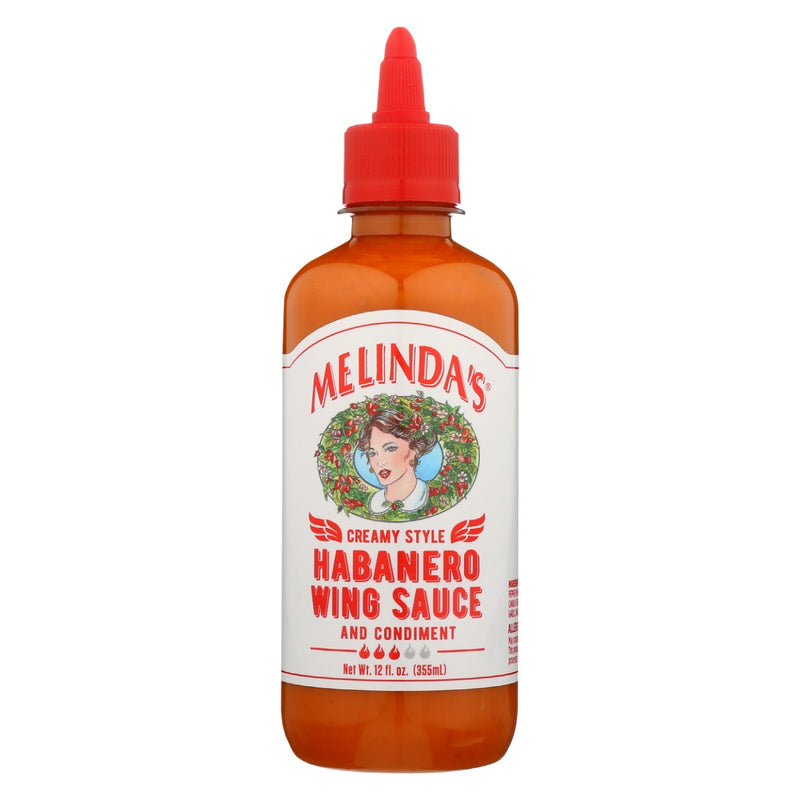 Our philosophy is simple. Heat and flavor mean everything. In Melinda's Kitchen, Creamy Style Habanero Wing Sauce and Condiment is crafted to be a table sauce and a coating for all things buffalo. We blend fiery hot habaneros with a bit of cayenne to make the most irresistibly spicy and tangy sauce you've ever slathered on a chicken wing.