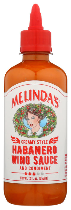 MELINDAS: Creamy Style Habanero Wing Sauce, 12 oz