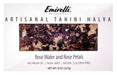 EMIRELLI: Artisanal Tahini Halva Rose Water and Rose Petals, 8 oz