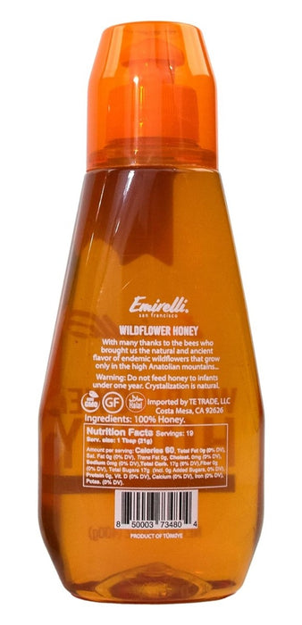 EMIRELLI: Wildflower Honey Squeezable, 14.1 oz