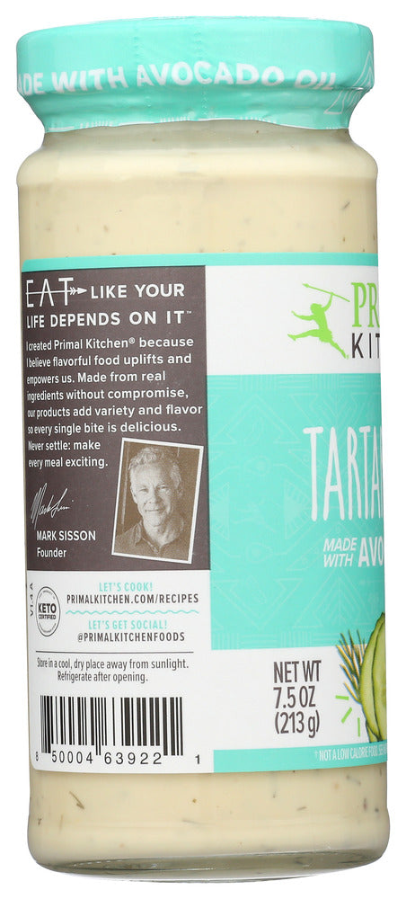 PRIMAL KITCHEN: Tartar Sauce, 7.5 oz