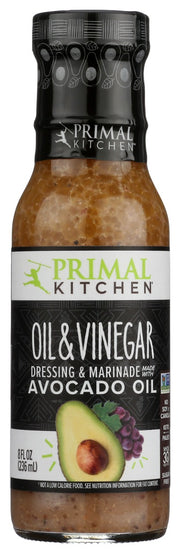 PRIMAL KITCHEN: Dressing Oil & Vinegar, 8 oz