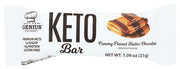 GENIUS GOURMET KETO BARS: Creamy Peanut Butter Chocolate, 1.09 oz