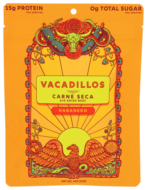 VACADILLOS: Carne Seca Habanero, 2 oz