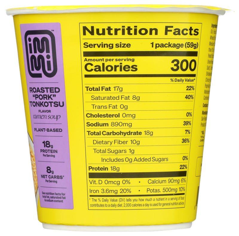 IMMI: Roasted Pork Tonkotsu Cup Ramen, 2 oz