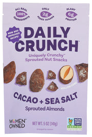 DAILY CRUNCH: Almonds Sprtd Cacao Ssalt, 5 oz