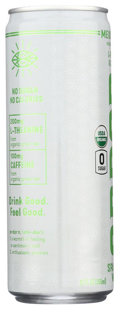 ARDOR ORGANIC: Mexican Lime Sparkling Water, 12 fo