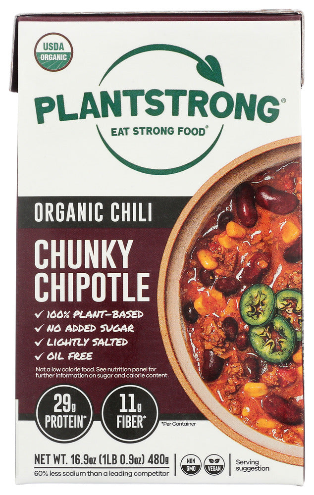PLANTSTRONG: Chili Chipotle Chunky, 16.9 fo