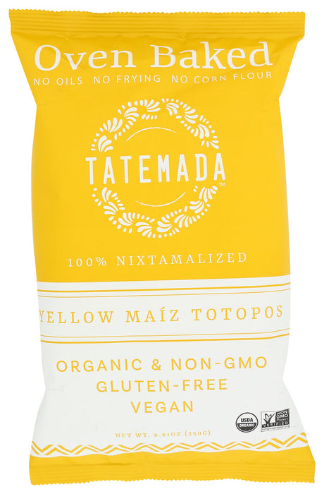 TATEMADA: Yellow Oven Baked Maiz Totopos, 250 gm