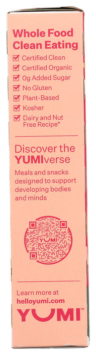 YUMI: Strawberry and Rhubarb Organic Bar, 3.7 oz