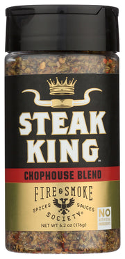 FIRE AND SMOKE: Rub Steak King, 5 OZ