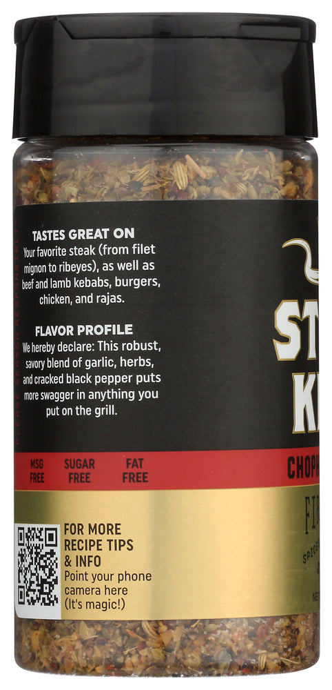 FIRE AND SMOKE: Rub Steak King, 5 OZ
