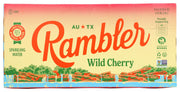 RAMBLER: Sparkling Water WIld Cherry 8Pk, 96 fo