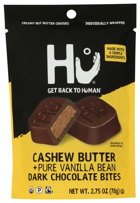 HU: Cashew Butter with Vanilla Bean Dark Chocolate Bites, 2.75 oz