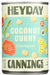 HEYDAY CANNING CO: Chickpeas Coconut Curry, 15 OZ