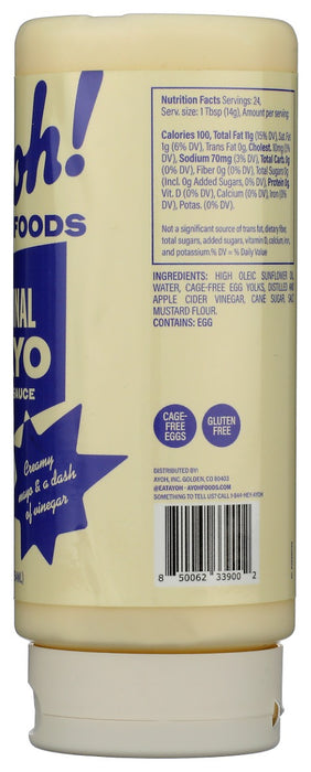 AYOH! FOODS: Sando Sauce Original Mayo, 12 fo