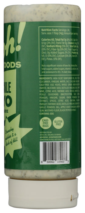 AYOH! FOODS: Sando Sauce Dill Pickle Mayo, 12 fo