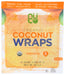 It's just 3 simple organic ingredients: coconut meat, coconut water, and unrefined virgin coconut oil. The Wrap is pliable/foldable and can be used in many applications and recipes! 