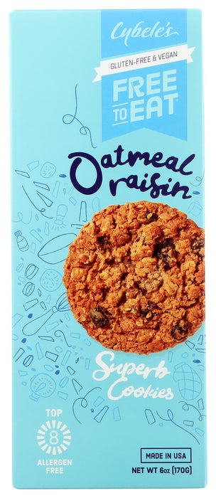 CYBELES: Oatmeal Raisin Cookies, 6 oz