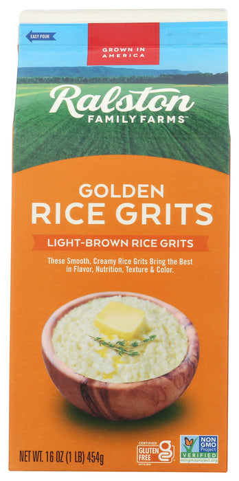 RALSTON FAMILY FARMS: Rice Grits Golden, 16 oz