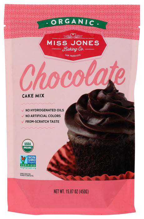 MISS JONES BAKING CO: Organic Chocolate Cake Mix, 15.87 oz