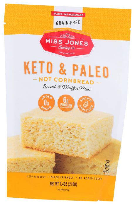 MISS JONES BAKING CO: Not Cornbread Bread Muffin Mix, 7.4 oz
