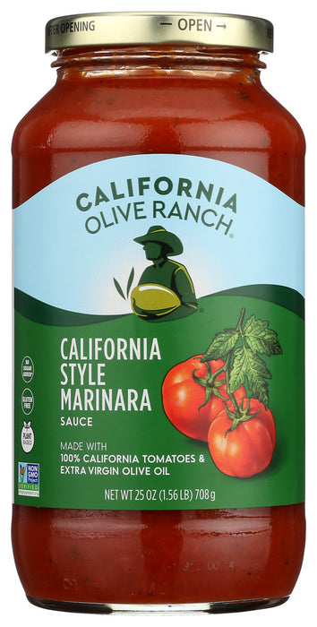 CALIFORNIA OLIVE RANCH: Sauce Pasta Marinara Styl, 25 OZ