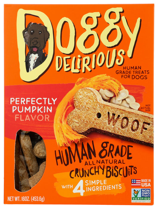DOGGY DELIRIOUS: Dog Bone Pumpkin, 16 oz
