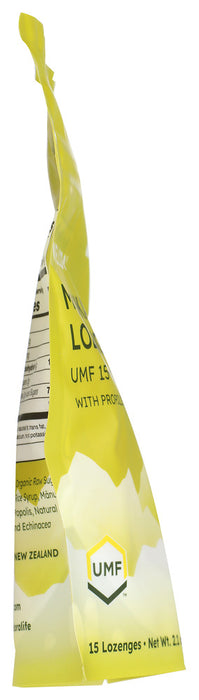 MELORA: Lemon Manuka Honey Lozenges, 2.1 oz