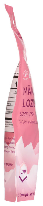 MELORA: Strawberry and Elderberry Manuka Honey Lozenges, 2.1 oz