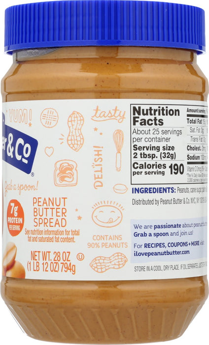 PEANUT BUTTER & CO: Smooth Operator Peanut Butter, 28 Oz
