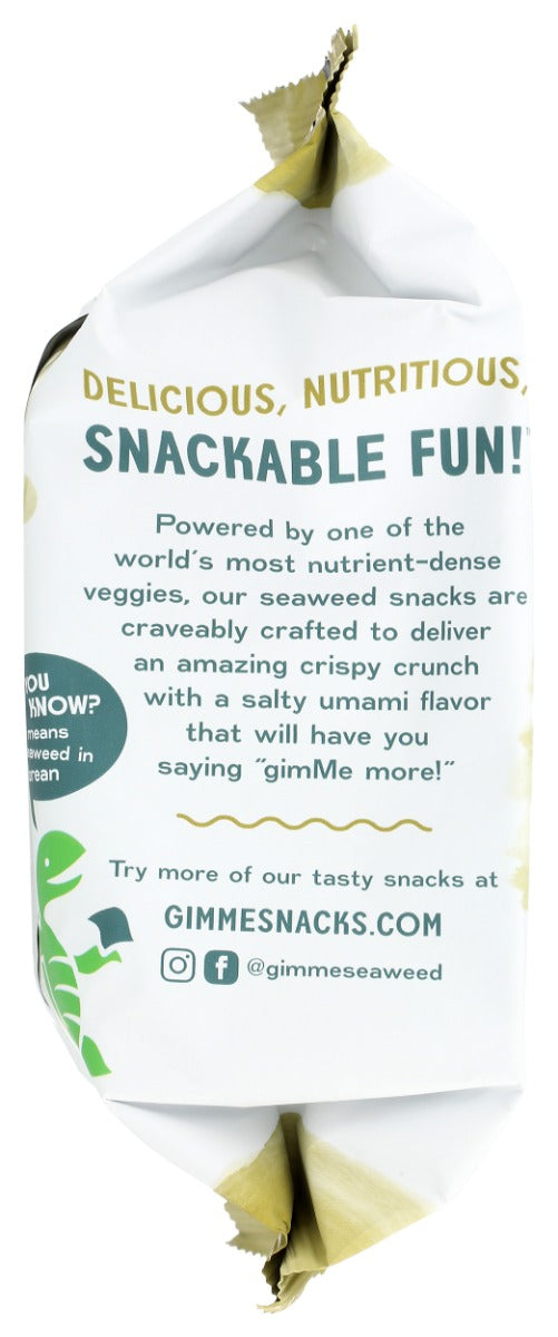 GIMME: Organic Premium Roasted Seaweed Extra Virgin Olive Oil, 0.35 oz