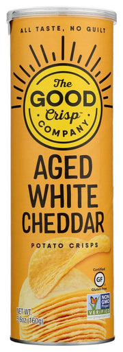 THE GOOD CRISP COMPANY: Crisps Aged White Cheddar, 5.6 oz